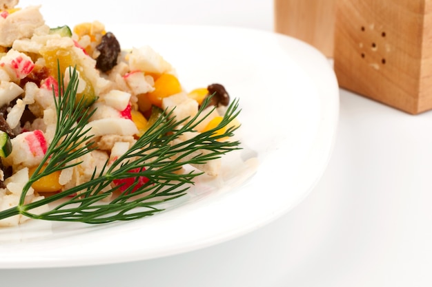 Pohľad na pripravené jedlo